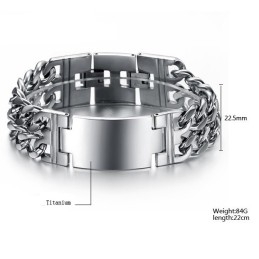 Gebruiksvriendelijke Titanium Armband