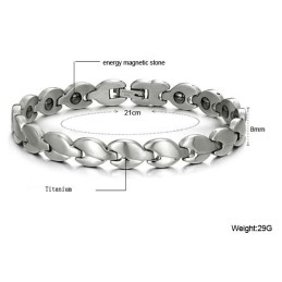 Breed Scala Aan Antivermoeidheids Titanium Armbanden