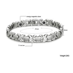 Hoogwaardige Vrouwelijke Antivermoeidheids Titanium Armband