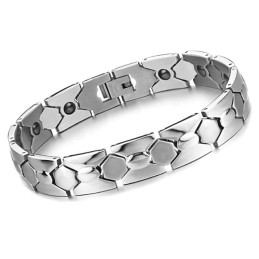Betrouwbare Antivermoeidheidsarmband Van Titanium Voor Heren