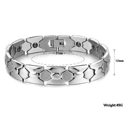 Betrouwbare Antivermoeidheidsarmband Van Titanium Voor Heren
