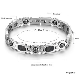 Stabiele Kwaliteit Mannelijke Gezondheid Titanium Magneet Armband