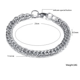 Hoogwaardige Mannelijke Titanium Armband