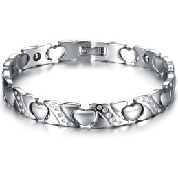 Kwaliteit En Kwantiteit Gegarandeerde Sweetheart Titanium Armband Met Diamant