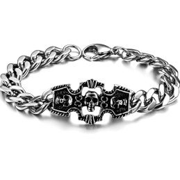 Mannen Schedel Titanium Armband Van Uitstekende Kwaliteit