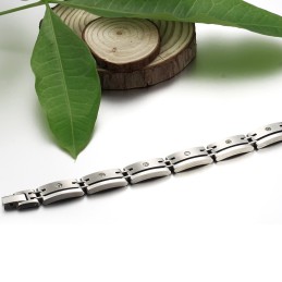 Hoogwaardige Heren Titanium Magneetsteen Armband
