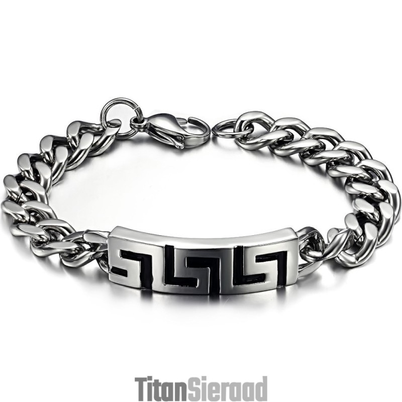 De Koningin Van De Kwaliteit, Heren Great Wall Titanium Armband