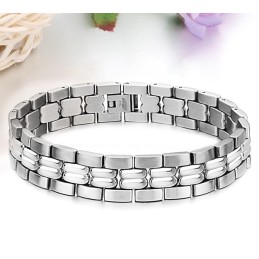 Kwaliteit En Kwantiteit Gegarandeerde Mannelijke Beknopte Titanium Armband