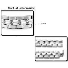 Kwaliteit En Kwantiteit Gegarandeerde Mannelijke Beknopte Titanium Armband