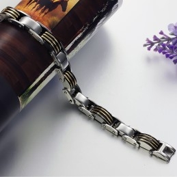 Gebruiksvriendelijke Titanium Armband Voor Mannen