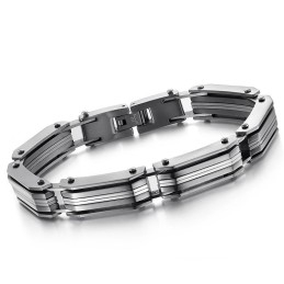 De King Of Quantity Heren Titanium Armband