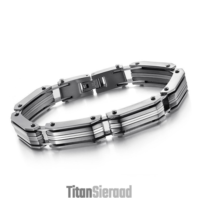 De King Of Quantity Heren Titanium Armband De King Of Quantity Heren Titanium Armband