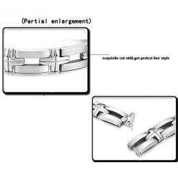 Hoogwaardige Mannelijke Kruis Titanium Armband