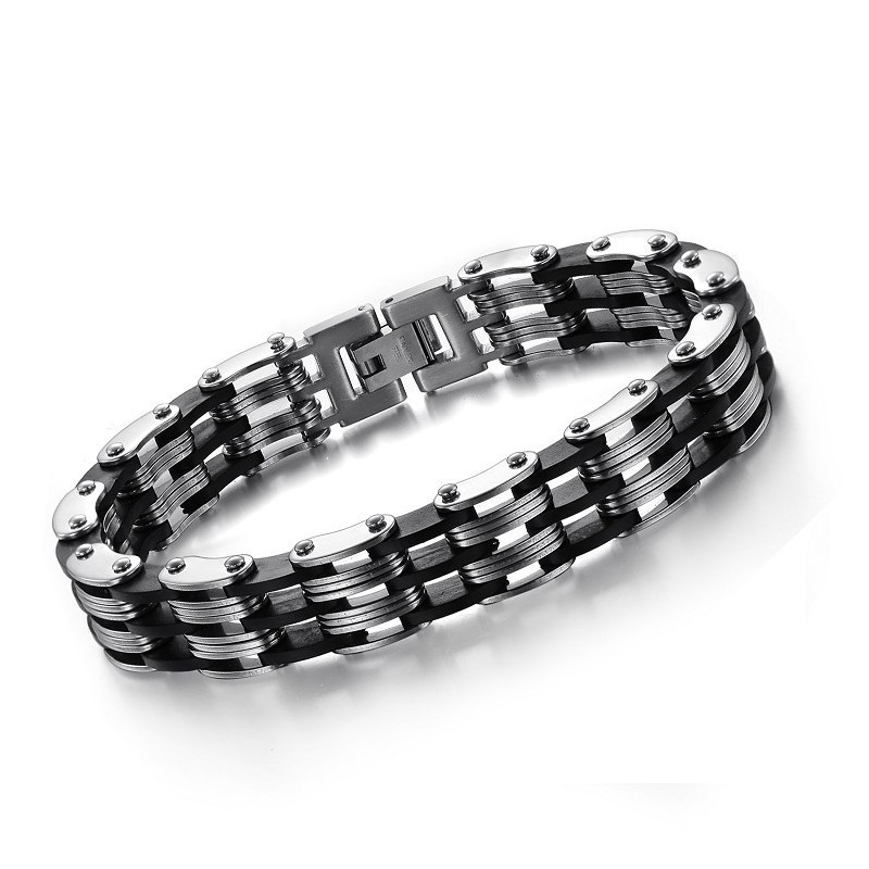 Betrouwbare, Klassieke Titanium Herenarmband Betrouwbare, Klassieke Titanium Herenarmband