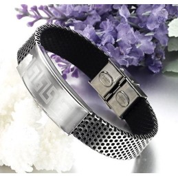 Duurzame Mannelijke Great Wall Titanium Armband
