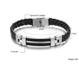 Gebruiksvriendelijke Mannelijke Titanium Armband