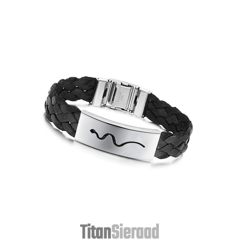 Betrouwbare Mannelijke Viper Titanium Armband Betrouwbare Mannelijke Viper Titanium Armband