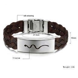 Betrouwbare Mannelijke Viper Titanium Armband