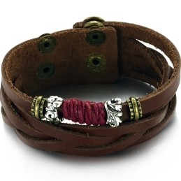Bekend Om Zijn Hoogwaardige Titanium Leren Armband