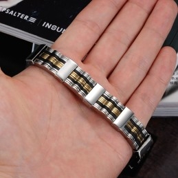 Betrouwbare Kwaliteit Mannelijke Titanium Siliconen Armband