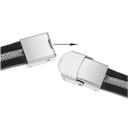 Superieure Kwaliteit Mannelijke Titanium Siliconen Armband