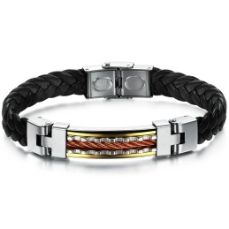 Armband Van Titanium Leer Van Uitstekende Kwaliteit