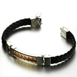 Armband Van Titanium Leer Van Uitstekende Kwaliteit