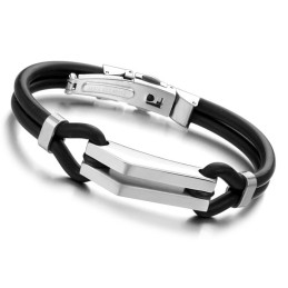 De Koningin Van De Hoogwaardige Titanium Siliconen Armband