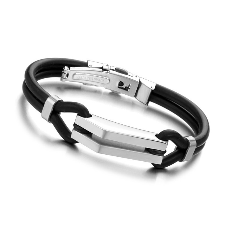 De Koningin Van De Hoogwaardige Titanium Siliconen Armband