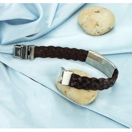 De Koningin Van De Kwaliteit: Bruine Titanium Armband