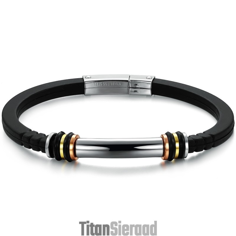 Titanium Siliconen Armband, Goed Verkocht Over De Hele Wereld Titanium Siliconen Armband, Goed Verkocht Over De Hele Wereld