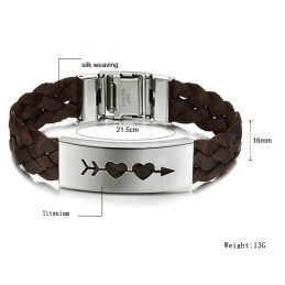 Betrouwbare Reputatie Mannelijke Titanium Armband