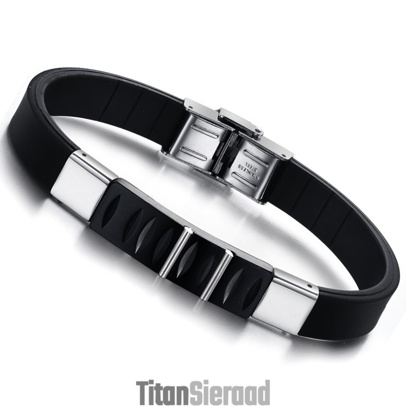 Bekend Om Zijn Hoogwaardige Titanium Siliconen Armband