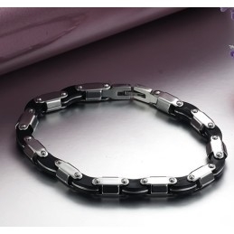Breed Scala Aan Titanium Siliconen Armbanden