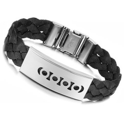 Superieure Kwaliteit Zwarte Titanium Armband