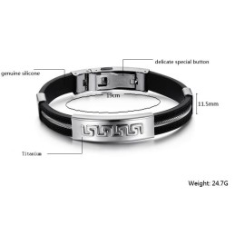 Betrouwbare Kwaliteit Mannelijke Titanium Armband