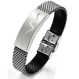Hoogwaardige Mannelijke Viper-Vormige Titanium Armband