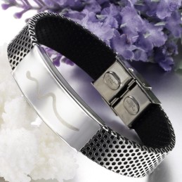 Hoogwaardige Mannelijke Viper-Vormige Titanium Armband