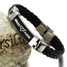 Betrouwbare Reputatie Titanium Leren Armband