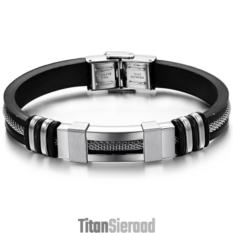 De Koningin Van De Hoogwaardige Titanium Siliconen Armband De Koningin Van De Hoogwaardige Titanium Siliconen Armband