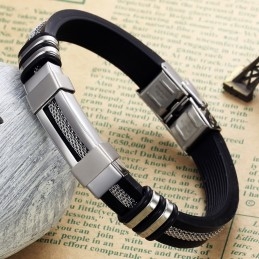 De Koningin Van De Hoogwaardige Titanium Siliconen Armband