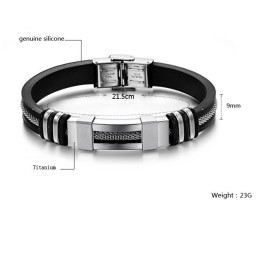 De Koningin Van De Hoogwaardige Titanium Siliconen Armband