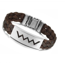 Uitstekende Kwaliteit Bruine Titanium Armband