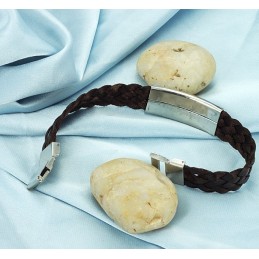 Uitstekende Kwaliteit Bruine Titanium Armband