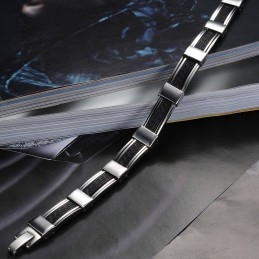 Hoogwaardige Mannelijke Titanium Siliconen Armband