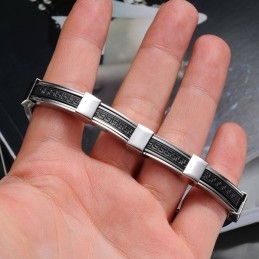 Hoogwaardige Mannelijke Titanium Siliconen Armband