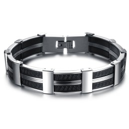 Wereldwijd Bekende Mannelijke Titanium Siliconen Armband