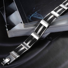 Wereldwijd Bekende Mannelijke Titanium Siliconen Armband