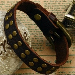Betrouwbare Kwaliteit Retro Titanium Leren Armband