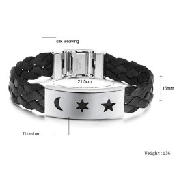 Gebruiksvriendelijke Mannelijke Titanium Armband